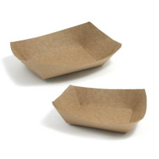 VASCHETTE IN CARTA KRAFT DOPLA PROFESSIONAL PER SALSA DA 120 ML - CONFEZIONE DA 50 PEZZI - CODICE: 06057