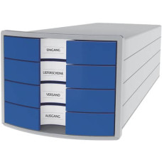 CASSETTIERA IMPULS HAN IN POLISTIROLO CON 4 CASSETTI CHIUSI BLU 1012-14 CASSETTIERA IMPULS HAN IN POLISTIROLO CON 4 CASSETTI CHIUSI BLU 1012-14