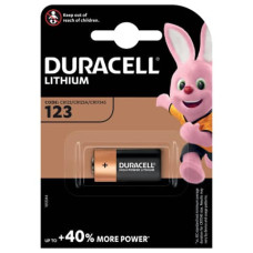 BATTERIA DURACELL LITIO 123 ULTRA M3 FOTO BLISTER DA 1 PILA DU28