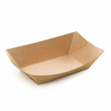 VASCHETTE IN CARTA KRAFT DOPLA PROFESSIONAL PER FRITTO DA 680 ML - CONFEZIONE DA 50 PEZZI - 6059