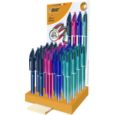 ESPOSITORE 36 PENNE BIC 4 COLOURS SMOOTH - COLORI E DESIGN ASSORTITI