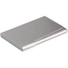 PORTABIGLIETTI DA VISITA DURABLE BUSINESS CARD BOX IN ALLUMINIO ARGENTO METALLIZZATO FINO A 20 BIGLIETTI - 241523