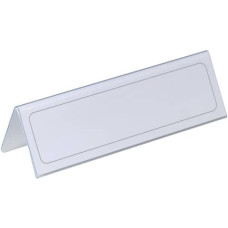 PORTANOMI DURABLE DA TAVOLO POLIETILENE TRASPARENTE INSERTO 61/122 X 210 MM CONF. 25 - 805219