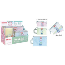ESPOSITORE 36 BUSTINE IN EVA CON ZIP ARDA KEEPCOLOUR PASTEL COLORI ASSORTITI 0264EXP ESPOSITORE 36 BUSTINE IN EVA CON ZIP ARDA KEEPCOLOUR PASTEL COLORI ASSORTITI 0264EXP