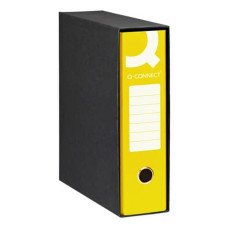 REGISTRATORE PROTOCOLLO CON CUSTODIA DORSO 8 CM - 23X33 CM - GIALLO Q/PROT8GI