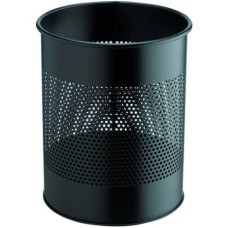 CESTINO GETTACARTE DURABLE CILINDRICO CON SUPERFICIE PERFORATA 165MM ACCIAIO NERO - 331001 CESTINO GETTACARTE DURABLE CILINDRICO CON SUPERFICIE PERFORATA 165MM ACCIAIO NERO - 331001