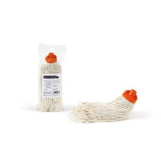 MOP IN COTONE PERFETTO FACTORY 280 GR. BIANCO / COCCIA ARANCIO 0024F