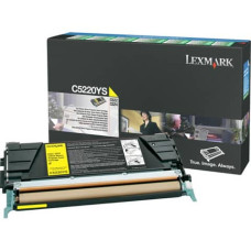 TONER RETURN PROGRAM LEXMARK GIALLO  C5220YS