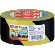 NASTRO SEGNALETICO TESA SIGNAL UNIVERSALE OPP ADESIVO ACRILICO 50MM X 66M GIALLO-NERO - 58133-00000-00