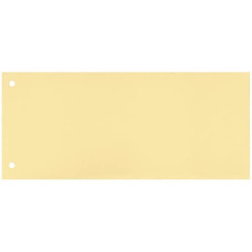 SEPARATORE PER ARCHIVIO CON DUE FORI 24X10,5 CM 190 G/M² GIALLO CONF. DA 100 - KF00516