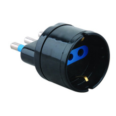 ADATTATORE DI RETE SPINA 2P+T 10A PRESA SCHUKO MKC NERO 492517921 ADATTATORE DI RETE SPINA 2P+T 10A PRESA SCHUKO MKC NERO 492517921