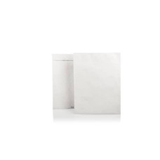 BUSTE A SACCO PIATTE CON STRIP BIANCHE 250X350 MM - TYVEK FORMATO B4 CONF. 500 PZ - 11784 BUSTE A SACCO PIATTE CON STRIP BIANCHE 250X350 MM - TYVEK FORMATO B4 CONF. 500 PZ - 11784