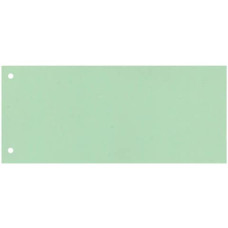 SEPARATORE PER ARCHIVIO CON DUE FORI 24X10,5 CM 190 G/M² VERDE CONF. DA 100 - KF00518