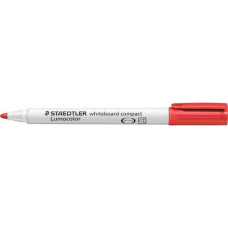 MARCATORE PER LAVAGNE BIANCHE STAEDTLER LUMOCOLOR WHITEBOARD COMPACT 341 1-2 MM ROSSO - 341-2