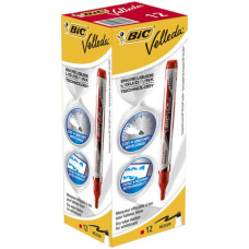 MARCATORE PER LAVAGNE BIANCHE BIC VELLEDA LIQUID INK POCKET PUNTA CONICA 4,2 MM ROSSO - 902089