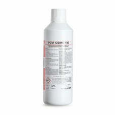 SOLUZIONE ACQUOSA PRONTA ALL'USO POVI IODINE 100 A BASE DI IODOPOVIDONE 10 PVS 500 ML - JOD006