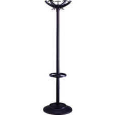 APPENDIABITI DA TERRA UNISIT HELIX CON PORTAOMBRELLI - H. 168 CM - NERO