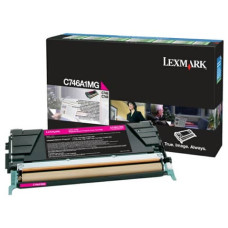 TONER RETURN PROGRAM C746, C748 LEXMARK MAGENTA C746A1MG