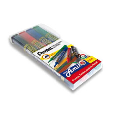 MARCATORE PERMANENTE PENTEL N850 PUNTA CONICA 4,5 MM ASSORTITI 4 PEZZI - 0100861