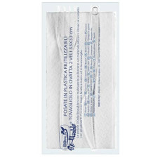 SET 2 POSATE TRASPARENTI DOPLA REUSABLE IN PS CON TOVAGLIOLO 33X33 CM - CONFEZIONE DA 100 PEZZI - CODICE 03943