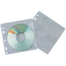 TASCA PER CD/DVD POLIPROPILENE 120MY CON FORATURA CONF. DA 40 PEZZI - KF02208