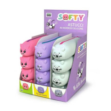 ESPOSITORE 12 TASCHETTE IN SILICONE LEBEZ SOFTY CON 3 SOGGETTI ASSORTITI 81957 ESPOSITORE 12 TASCHETTE IN SILICONE LEBEZ SOFTY CON 3 SOGGETTI ASSORTITI 81957