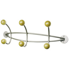 APPENDIABITI DA MURO - 6 POMELLI ALCO ARGENTO/LEGNO U702823