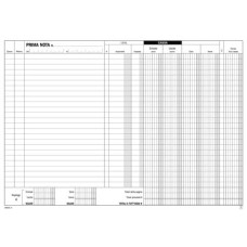 BLOCCO PRIMA NOTA CASSA IVA E DARE/AVERE DATA UFFICIO 21,5X29,7 CM - 50X2 COPIE AUTORICALCANTI DU16832C000