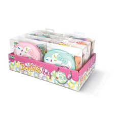 ESPOSITORE 8 BORSETTE CON TRACOLLA LEBEZ DONUTS - 4 SOGGETTI ASSORTITI - 81922 ESPOSITORE 8 BORSETTE CON TRACOLLA LEBEZ DONUTS - 4 SOGGETTI ASSORTITI - 81922