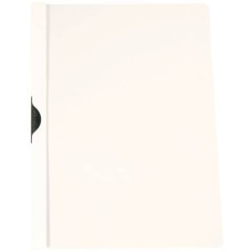 CARTELLINA CON CLIP PVC 22X30,7 CM BIANCO KF00460