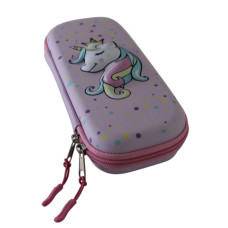 ASTUCCIO OVALINO A 1 ZIP DONAU CON FANTASIA UNICORNO IN 3D - CONFEZIONE DA 3 PEZZI - 322289 ASTUCCIO OVALINO A 1 ZIP DONAU CON FANTASIA UNICORNO IN 3D - CONFEZIONE DA 3 PEZZI - 322289