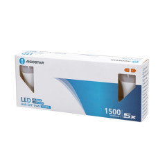 LAMPADINE LED AIGOSTAR A60 E27 15W LUCE FREDDA - CONFEZIONE DA 5 PEZZI - 6500K 331627 LAMPADINE LED AIGOSTAR A60 E27 15W LUCE FREDDA - CONFEZIONE DA 5 PEZZI - 6500K 331627