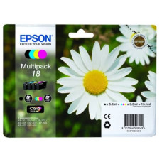 CARTUCCE INKJET MARGHERITE 18 EPSON N+C+M+G CONF. 4 - C13T18064012