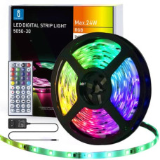 STRISCIA LED A BASSO VOLTAGGIO DA 5 METRI AIGOSTAR CON FANTASIA DEI COLORI, MODELLO B10301WNW STRISCIA LED A BASSO VOLTAGGIO DA 5 METRI AIGOSTAR CON FANTASIA DEI COLORI, MODELLO B10301WNW