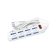 MULTIPRESA CON INTERRUTTORE 16A - CAVO 1,5 M - BIANCO AIGOSTAR A 12 VIE (P40 E P17/11) - 218324 MULTIPRESA CON INTERRUTTORE 16A - CAVO 1,5 M - BIANCO AIGOSTAR A 12 VIE (P40 E P17/11) - 218324