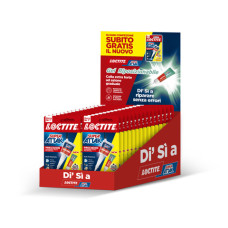 ESPOSITORE 24 COLLE LOCTITE SUPER ATTACK PRECISION RIPOSIZIONABILE - TUBETTI DA 5 G + 2 G - 3025464 ESPOSITORE 24 COLLE LOCTITE SUPER ATTACK PRECISION RIPOSIZIONABILE - TUBETTI DA 5 G + 2 G - 3025464