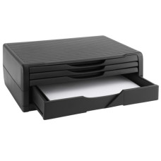 SUPPORTO PER STAMPANTE LASER CURTIS CON 4 VANI PORTAOGGETTI 675660