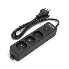 MULTIPRESA CON INTERRUTTORE 16A - CAVO 1,5 M - NERO AIGOSTAR A 3 VIE P40 282271 MULTIPRESA CON INTERRUTTORE 16A - CAVO 1,5 M - NERO AIGOSTAR A 3 VIE P40 282271