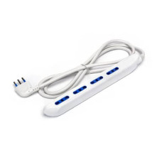 MULTIPRESA STRETTA CON INTERRUTTORE 16A - CAVO 1,5 M - BIANCO AIGOSTAR A 4 VIE P17/11 - 196837 MULTIPRESA STRETTA CON INTERRUTTORE 16A - CAVO 1,5 M - BIANCO AIGOSTAR A 4 VIE P17/11 - 196837