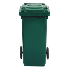 BIDONE CARRELLATO PER RACCOLTA DIFFERENZIATA 120 LT CON COPERCHIO PEHD MOBIL PLASTIC VERDE SCURO - 1/120/5-VES BIDONE CARRELLATO PER RACCOLTA DIFFERENZIATA 120 LT CON COPERCHIO PEHD MOBIL PLASTIC VERDE SCURO - 1/120/5-VES