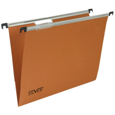 CARTELLE SOSPESE ORIZZONTALI PER CASSETTI 39 CM SILVER FONDO V ARANCIO CONF. DA 50 PEZZI - 150/390 GL -B2 CARTELLE SOSPESE ORIZZONTALI PER CASSETTI 39 CM SILVER FONDO V ARANCIO CONF. DA 50 PEZZI - 150/390 GL -B2