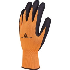 GUANTO DA LAVORO DELTA PLUS APOLLON VV733 IN MAGLIA POLIESTERE ARANCIO-NERO TAGLIA 8 - VV733OR08