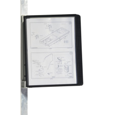 LEGGIO DA PARETE DURABLE VARIO MAGNET WALL 5 PANNELLI A4 NERO - 591401 LEGGIO DA PARETE DURABLE VARIO MAGNET WALL 5 PANNELLI A4 NERO - 591401