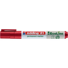 PENNARELLO INDELEBILE EDDING 21 ECOLINE PUNTA TONDA - TRATTO 1,5-3 MM ROSSO PENNARELLO INDELEBILE EDDING 21 ECOLINE PUNTA TONDA - TRATTO 1,5-3 MM ROSSO