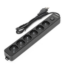 MULTIPRESA CON INTERRUTTORE 16A - CAVO 1,5 M - NERO AIGOSTAR A 6 VIE P40 282363 MULTIPRESA CON INTERRUTTORE 16A - CAVO 1,5 M - NERO AIGOSTAR A 6 VIE P40 282363