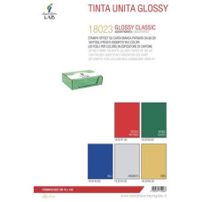 CARTA REGALO KARTOS GLOSSY CLASSIC 70X100 CM - CONF. DA 100 FOGLI IN 5 COLORI ASSORTITI - 18023