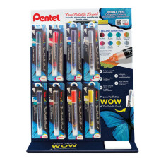 ESPOSITORE CON 24 PENNARELLI PENTEL DUAL METALLIC BRUSH COLORI ASSORTITI 0022321 ESPOSITORE CON 24 PENNARELLI PENTEL DUAL METALLIC BRUSH COLORI ASSORTITI 0022321