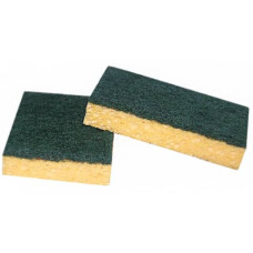 SPUGNE IN CELLULOSA FORTE E ABRASIVA PIPPO 11X7X H.2 CM - CONF. 2 PEZZI - NP1820
