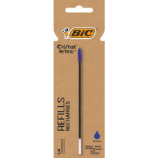 REFILL BIC CRISTAL RE'NEW - CONF. 3 PEZZI BIC BLU 503838