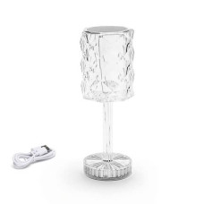 LAMPADA DA TAVOLO TRASPARENTE 1W AIGOSTAR 2700-6500K 306847 LAMPADA DA TAVOLO TRASPARENTE 1W AIGOSTAR 2700-6500K 306847